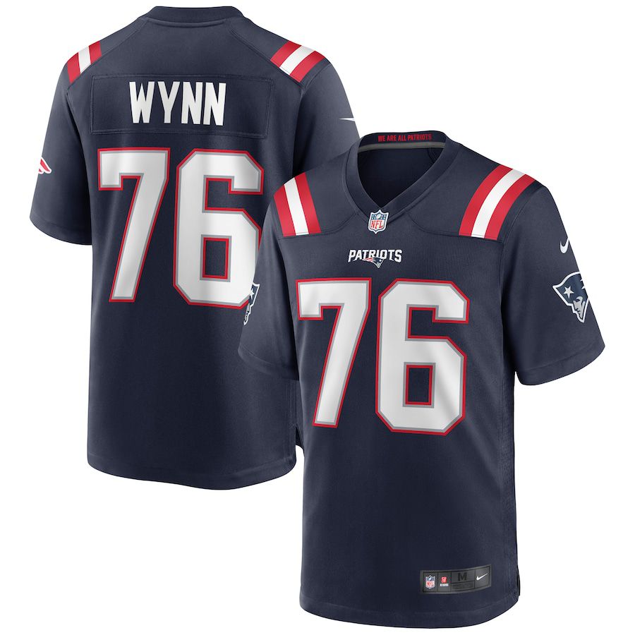 Men New England Patriots #76 Isaiah Wynn Nike Navy Game NFL Jersey->new england patriots->NFL Jersey